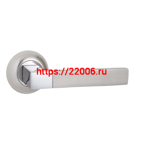 Ручка Ajax (Аякс) раздельная R.JR54.FUSION (FUSION JR) SN/CP-3 матовый никель/хром Ручка Ajax (Аякс) раздельная R.JR54.FUSION (FUSION JR) SN/CP-3 матовый никель/хром