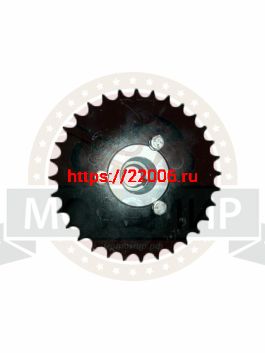 Звезда 32 зуб. (520) ведомая Лидер, в сборе (со ступицей 66мм) шпонка 8мм (адаптивная подвеска) фото 2