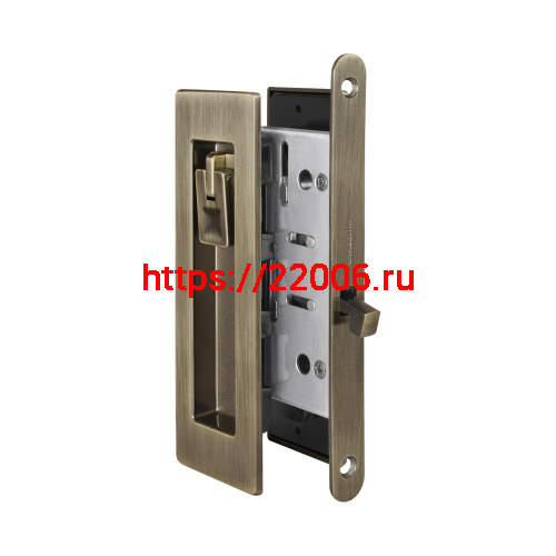 Защелка Armadillo (Армадилло) с ручками для раздвижных дверей SH.URB153.KIT011-BK (SH011 URB) АВ-7 бронза Защелка Armadillo (Армадилло) с ручками для раздвижных дверей SH.URB153.KIT011-BK (SH011 URB) АВ-7 бронза