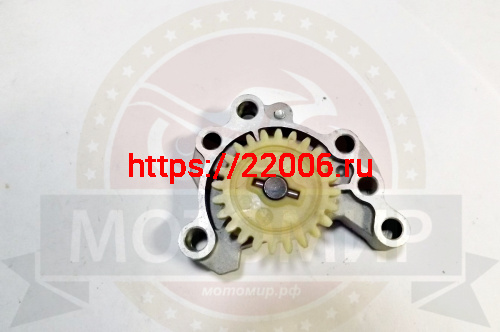 Насос масляный 1Р54FMI Шторм (24z d6) в сборе с шестерней Насос масляный 1Р54FMI Шторм (24z d6) в сборе с шестерней