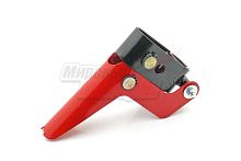 Рычаг газа мотобуксировщика металлический в сборе (БЕЗ ТРОСА)