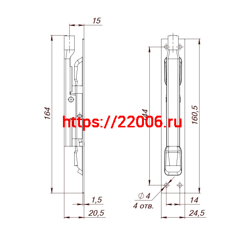 Задвижка Fuaro (Фуаро) торцевая TDB 160-24 сталь (Италия) фото 2 Задвижка Fuaro (Фуаро) торцевая TDB 160-24 сталь (Италия) фото 2