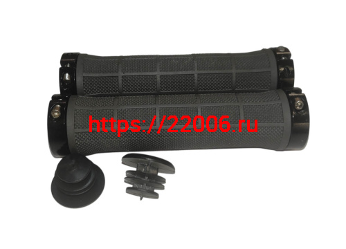 Грипсы для велосипеда 130мм, нейлоновые накладки, серые фото 3 Грипсы для велосипеда 130мм, нейлоновые накладки, серые фото 3