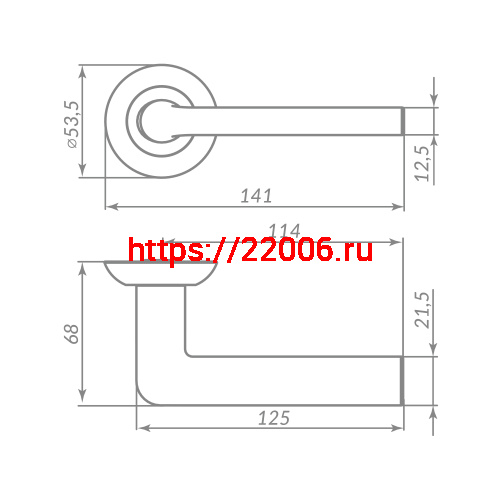 Ручка Punto (Пунто) раздельная R.TL54.NEXT 105mm BL-24 черный фото 2 Ручка Punto (Пунто) раздельная R.TL54.NEXT 105mm BL-24 черный фото 2