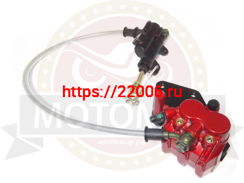 Гидравлика задняя в сборе Fighter 125/250 правая см. Фалькон 92228 (L-600mm, 2 поршня) (НАБОР)