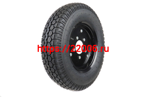 Колесо телеги м/б 5,00-10 "Шоссе" в сборе с диском Колесо телеги м/б 5,00-10 "Шоссе" в сборе с диском