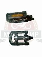 Педали Вело алюминий Comfort+противоскользящая поверхность 111х72мм. HUALONG (FP-910)