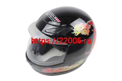 Шлем SAFEBET HF-908 чёрный E05 "S,M,L,XL,XXL" (интеграл, детский) Шлем SAFEBET HF-908 чёрный E05 "S,M,L,XL,XXL" (интеграл, детский)