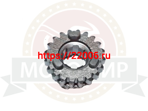 Шестерня 20 зуб. подвижная первичного вала 3-ей передачи Zodiak, Альфа фото 2 Шестерня 20 зуб. подвижная первичного вала 3-ей передачи Zodiak, Альфа фото 2