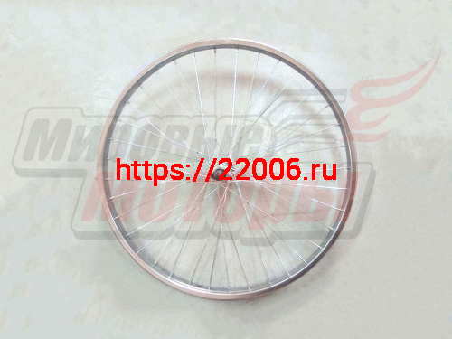Обод 24" передний (ХРОМ) в сборе с втулк. Обод 24" передний (ХРОМ) в сборе с втулк.