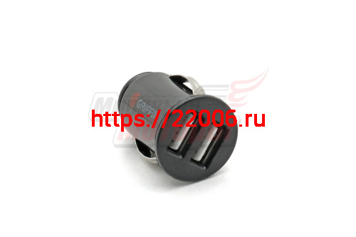 Адаптер USB-разъёма, на ток 2,1 А (2 гнезда по 1,05А)