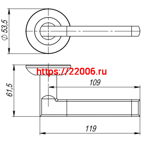 Ручка Ajax (Аякс) раздельная R.JR54.POLO (POLO JR) ABG-6 зелёная бронза фото 2 Ручка Ajax (Аякс) раздельная R.JR54.POLO (POLO JR) ABG-6 зелёная бронза фото 2