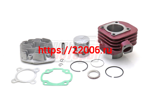 Поршневая группа YAMAHA JOG 80см3 (47 мм, палец 10 мм) с головкой
