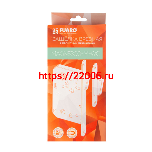 Защелка Fuaro (Фуаро) врезная MAGN5300-M-WС (5300-M-WC) SSG сатинированное золото фото 2