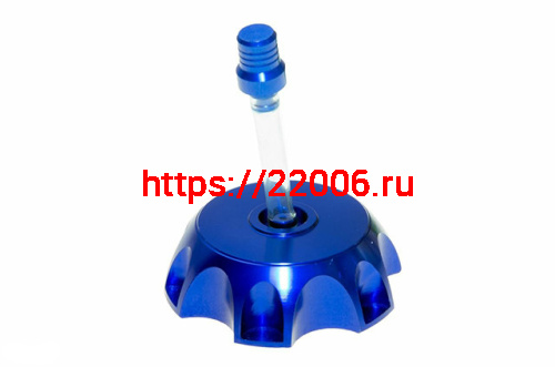 Крышка (пробка) бензобака алюминиевая PITBIKE (синяя) Крышка (пробка) бензобака алюминиевая PITBIKE (синяя)