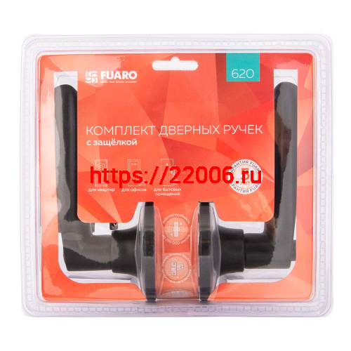 Ручка Fuaro (Фуаро) защелка DK620/BL BL-BK (620/BL BL-B) (фик.) черный фото 2 Ручка Fuaro (Фуаро) защелка DK620/BL BL-BK (620/BL BL-B) (фик.) черный фото 2