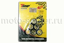 Ролики вариатора (комплект 6 штук) 18*14 10 грамм 152QMI, 157QMJ