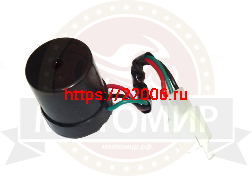 Реле поворотов 3 конт. штекер, 4 х такт скутер 139QMB, 152QMI, 157QMJ, провод., звуковое Реле поворотов 3 конт. штекер, 4 х такт скутер 139QMB, 152QMI, 157QMJ, провод., звуковое