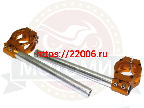 Руль FALCON SPEEDFIRE, левый/правый с хомутом (клипон)48мм (RF2B303)+(RF2B304) Руль FALCON SPEEDFIRE, левый/правый с хомутом (клипон)48мм (RF2B303)+(RF2B304)