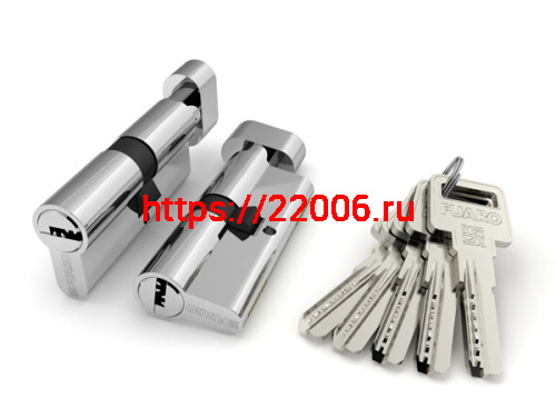 Цилиндровый Fuaro (Фуаро) механизм (R602/90) R6002Knob90(35+10+45) CP хром 5Key с вертушкой Цилиндровый Fuaro (Фуаро) механизм (R602/90) R6002Knob90(35+10+45) CP хром 5Key с вертушкой