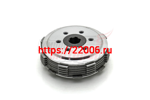 Диски сцепления с барабаном внутренним в сборе 163FML-2 (200cc)(под подш.6001) LIFAN оригинал Диски сцепления с барабаном внутренним в сборе 163FML-2 (200cc)(под подш.6001) LIFAN оригинал