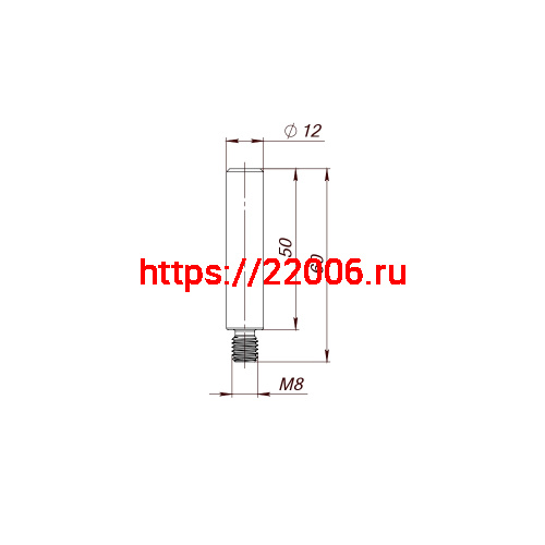 Ригель Fuaro (Фуаро) для задвижки торцевой TDB 160-24 фото 2