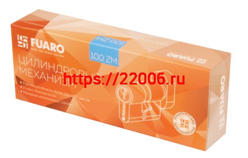 Цилиндровый механизм Fuaro (Фуаро) с вертушкой 100 ZM 80 mm (30+10+40) BP латунь 5 кл. фото 2