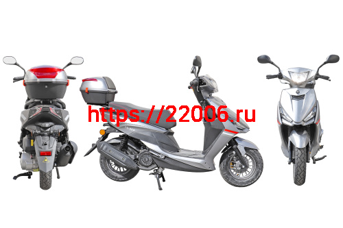 Скутер JOG 49сс серый (150)(10,8л.с., обод 10", тормоза: диск.перед/бараб зад.) фото 2