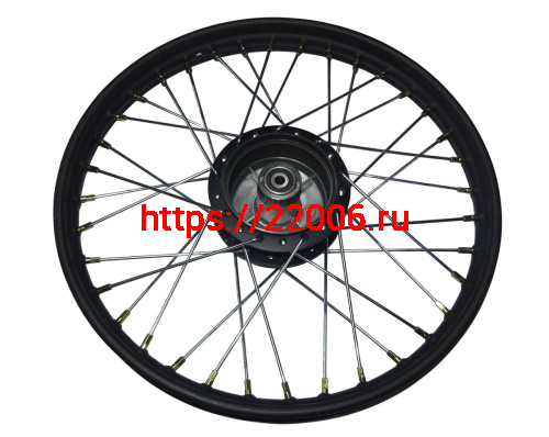 Обод 18" передний спицы, барабан. тормоз 1,4-18  COLT SCRAMBLER (НАБОР) фото 2