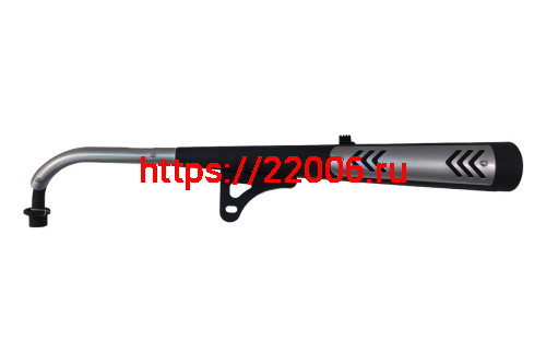 Глушитель Альфа, FLASH в сборе с коленом (НАБОР) Глушитель Альфа, FLASH в сборе с коленом (НАБОР)