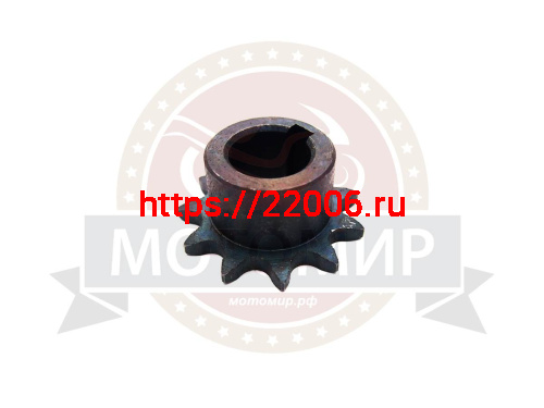 Звезда 11 зуб. (520) цепи, 15.875шаг, на вал d25мм, h28мм, шпонка 8мм, мотобуксировщик