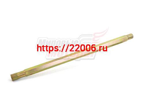 Вал ведущий Тайга голый (С40200521) (крупный шлиц, 700мм)