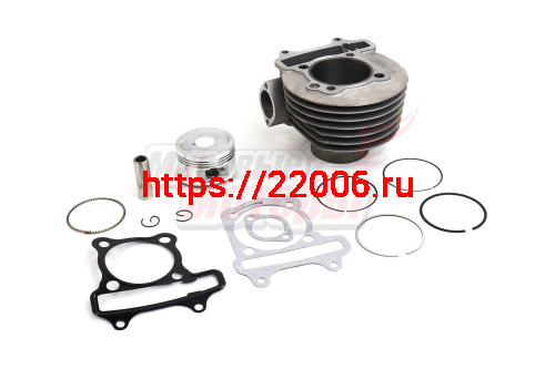 Поршневая в сборе Скутер 4х такт.(цил,порш,кольца,палец) 165см3 59,0 мм 157QMJ Поршневая в сборе Скутер 4х такт.(цил,порш,кольца,палец) 165см3 59,0 мм 157QMJ