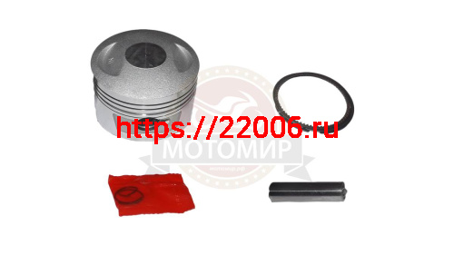 Поршень 63,00 мм 4 такт. трицикл Лифан (200 см3) (кольца, палец d15мм, стопорн. кольца)