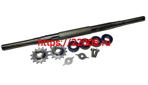 Ось задняя ATV МЕХАНИК в сборе (со звездами) усиленная Ось задняя ATV МЕХАНИК в сборе (со звездами) усиленная