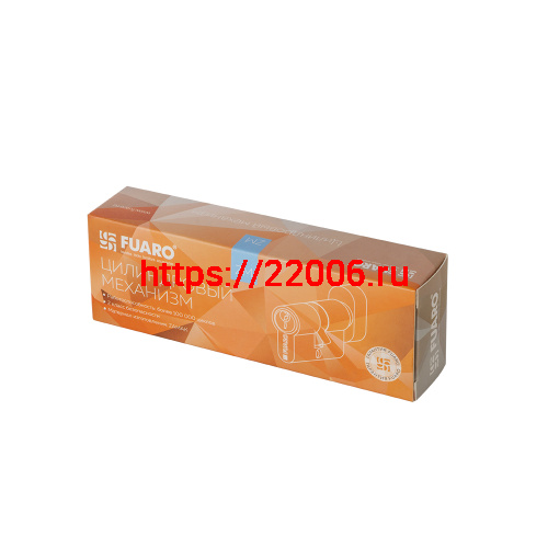 Цилиндровый Fuaro (Фуаро) механизм 1000ZM Knob70(30+10+30) SSG сатинированное золото, 5Key с вертушкой фото 2