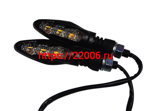 Боковой фонарь (LED) (компл. - 1 пар) COBRA SRM, передний (32030302+32020304) Боковой фонарь (LED) (компл. - 1 пар) COBRA SRM, передний (32030302+32020304)