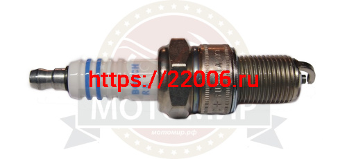 Свеча BOSCH WR7DC+ 0.8 (+1)  7900 (0 242 235 663 ) аналог NGK BPR6E (2268 )(Буран)