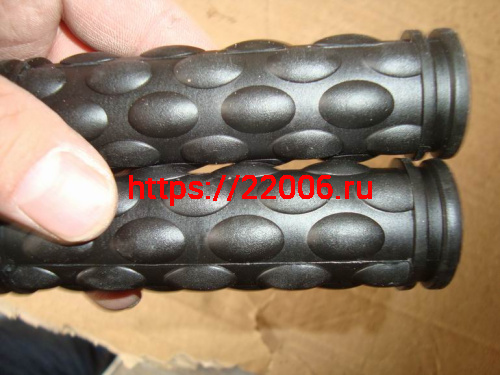 Грипсы для велосипеда 110мм, резина, черные (EHG-02) фото 2 Грипсы для велосипеда 110мм, резина, черные (EHG-02) фото 2